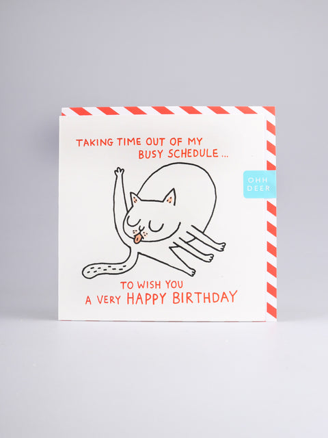 Card - Busy Schedule