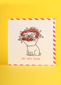 Card - Get Well Soon Pug | One Colour-Image 1