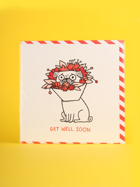 Card - Get Well Soon Pug