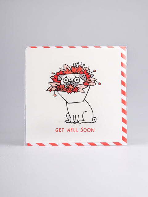 Card - Get Well Soon Pug