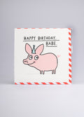 Card - Happy Birthday Babe | One Colour-Image 2