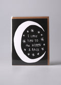Card - Moon and Back | One Colour-Image 2
