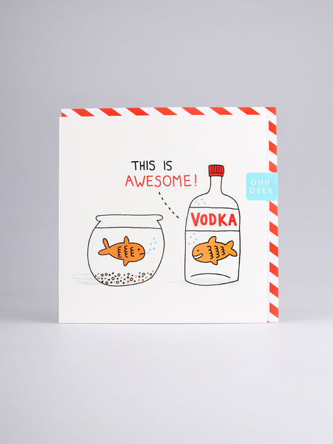 Card - Vodka Goldfish