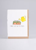 Card - Wet my Plants | One Colour-Image 2