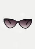 Cateye Heart Lense Sunglasses | Black-Image 1