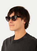 Cateye Heart Lense Sunglasses | Black-Image 4