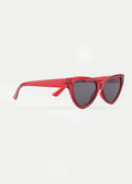 Cateye Heart Lense Sunglasses | Red-Image 2