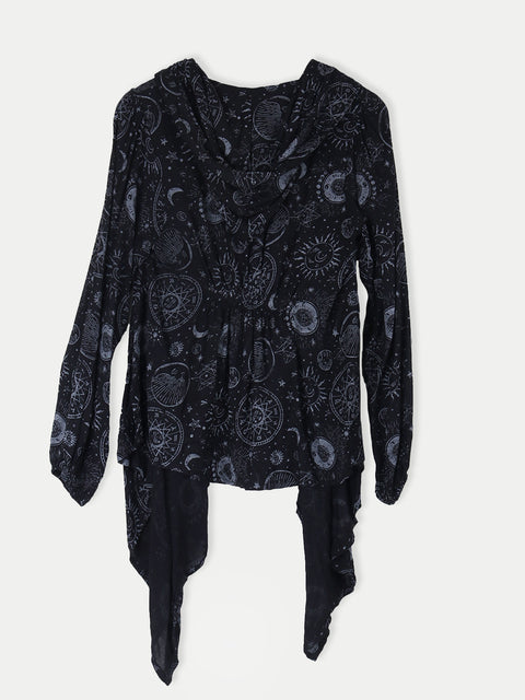 Celestial Hooded Cardigan