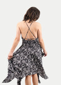 Celestial Keyhole Fairy Dress | Black-Image 2
