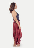 Celestial Ruffle Fairy Skirt | Maroon-Image 2