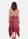Celestial Ruffle Fairy Skirt | Maroon-Image 3
