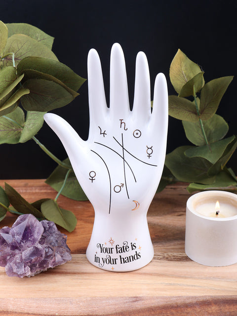 Ceramic Palmistry Hand Ornament
