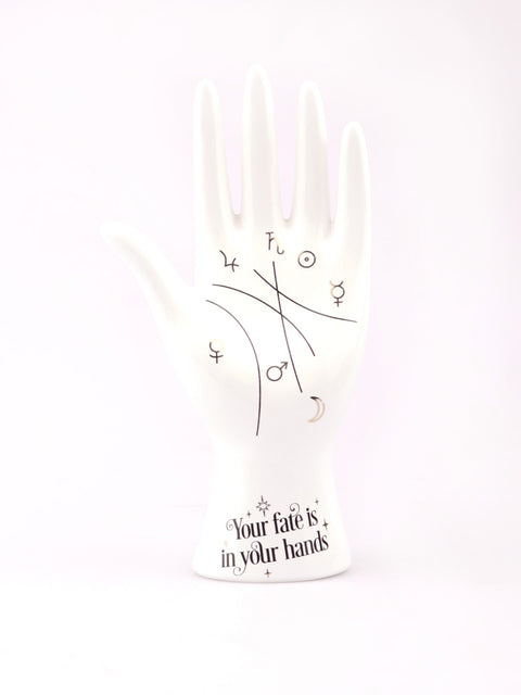 Ceramic Palmistry Hand Ornament