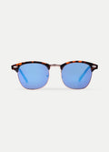 Classic Retro Top Deck Sunglasses | Tort Blue-Image 1