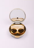 Contact Lens Case - Marble Look | Gold-Image 2