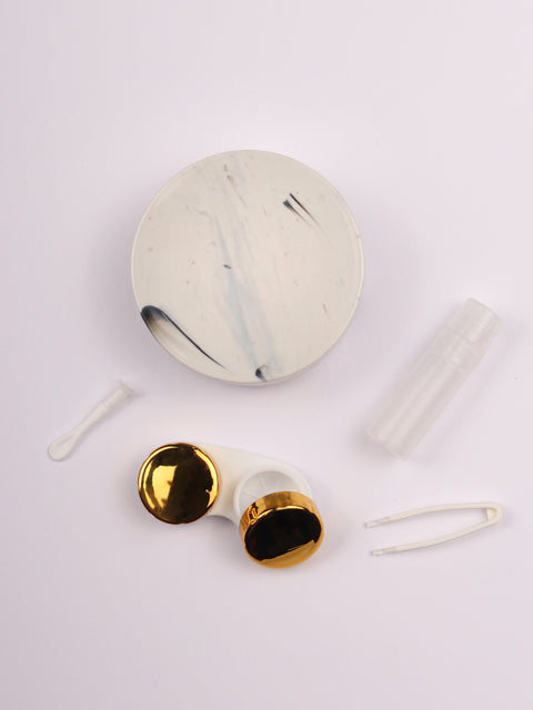 Contact Lens Case - Marble Look