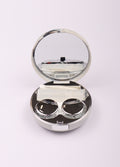 Contact Lens Case - Marble Look | Silver-Image 2