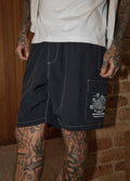 Cosmic - Recycled Cargo Baywatch Short | Black-Image 2