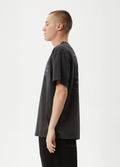 Cosmic Con - Recycled Heavy Weight Boxy Fit Tee | Stone Black-Image 3