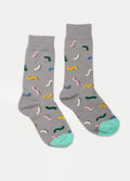 Cosmic Crew Socks | Confetti-Image 1