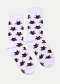 Cosmic Crew Socks | Cosmic Galaxy Cat-Image 1