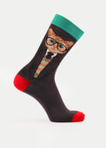 Cosmic Crew Socks | Fancy Cat-Image 2