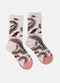 Cosmic Crew Socks | Ferns and Birds-Image 1