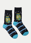 Cosmic Crew Socks | Galaxy Cat-Image 1