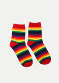 Cosmic Crew Socks | Rainbow Stripe-Image 1
