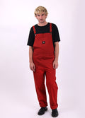 Cosmic Organic Unisex Overalls | Rust-Image 2