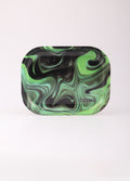 Cosmic Rolling Tray metal 18 x 14 cm | Green Squiggle-Image 2