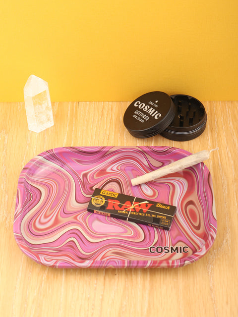 Cosmic Rolling Tray metal 18 x 14 cm