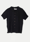 Cotton Camp Shirt | Black-Image 1