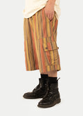 Cotton Cargo Shorts | Sage-Image 3