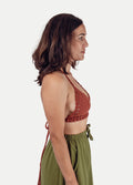 Cotton Crochet Bra Top | Clay-Image 2