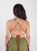 Cotton Crochet Bra Top | Clay-Image 3