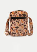 Cotton Desert Cactus Travel Bag | Brown-Image 1