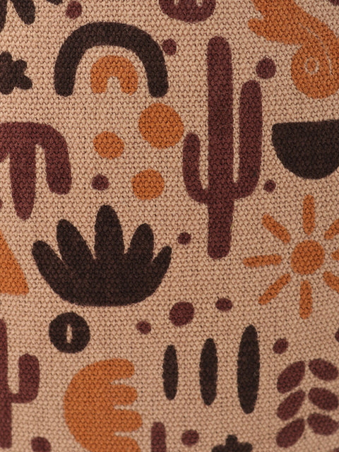 Cotton Desert Cactus Travel Bag