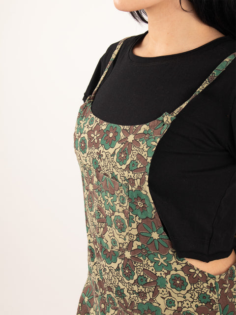 Cotton Flower Overalls
