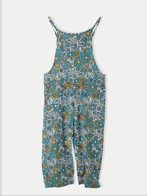 Cotton Flower Overalls
