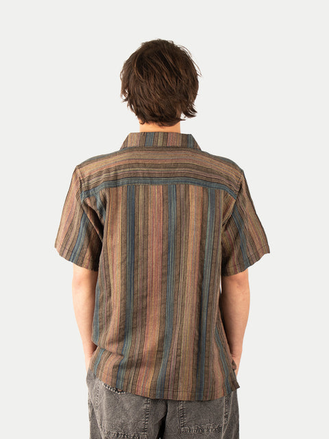Cotton Homespun Camp Shirt
