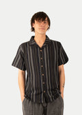 Cotton Homespun Camp Shirt | Charcoal-Image 1