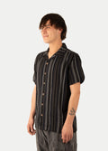 Cotton Homespun Camp Shirt | Charcoal-Image 2