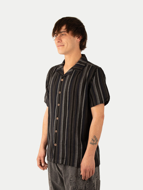 Cotton Homespun Camp Shirt