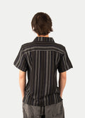 Cotton Homespun Camp Shirt | Charcoal-Image 3