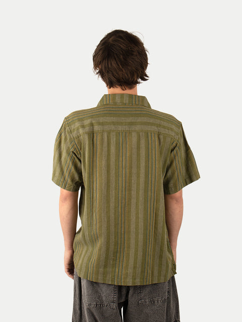 Cotton Homespun Camp Shirt