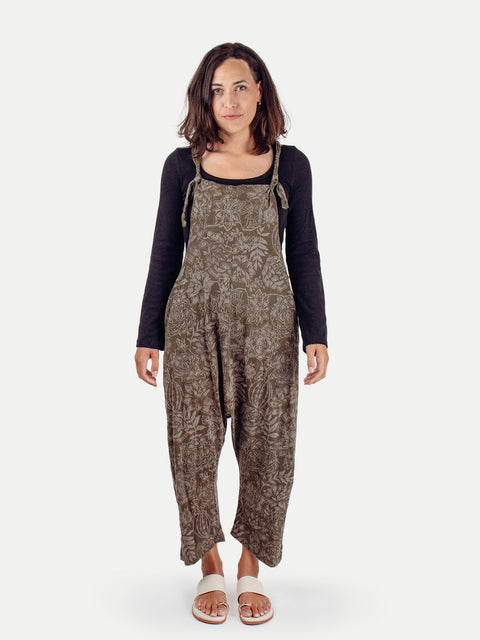 Cotton Jersey Overalls