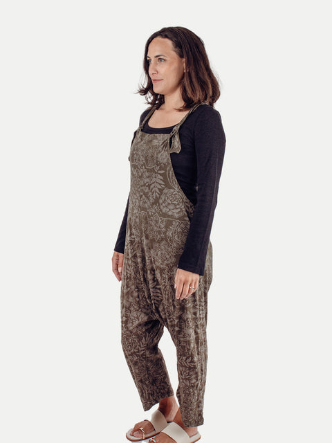 Cotton Jersey Overalls