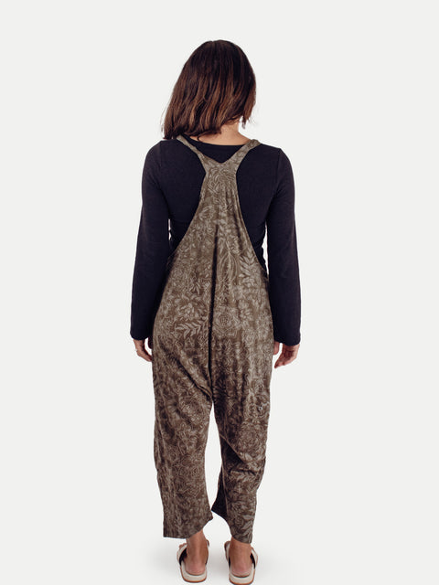 Cotton Jersey Overalls