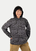 Cotton Mushroom Pullover Hoody | Black-Image 4